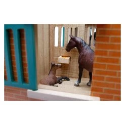 Kids Globe Pferdestall Mit 7 Boxen, 1:24 -Spielzeugwelt Verkauf 3180026l