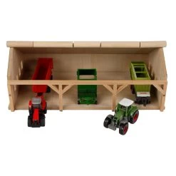 Kids Globe Landwirtschaftlicher Schuppen 3 Abteile Klein, 1:87 -Spielzeugwelt Verkauf 3199361g