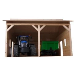 Kids Globe Schuppen Für 2 Traktoren, 1:16 -Spielzeugwelt Verkauf 3199567g