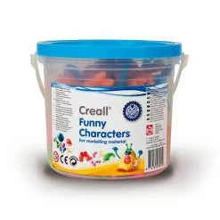 Creall Lustige Figuren-Tonzubehör, 130 Stück -Spielzeugwelt Verkauf 3360074a