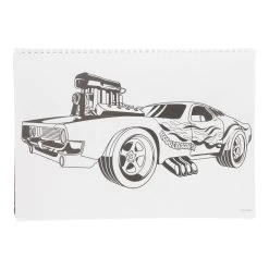 Hot Wheels Skizzenbuch Mit Aufklebern