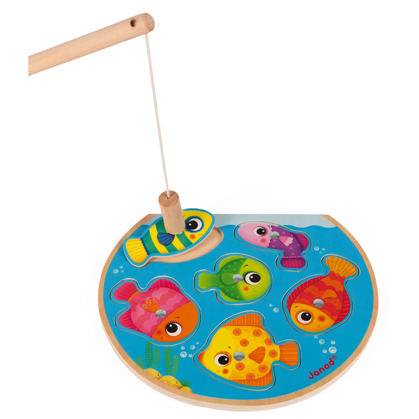 Janod Magnetisches Puzzlespiel – Schnelles Angeln 3 Janod Magnetisches Puzzlespiel – Schnelles Angeln – Bild 2