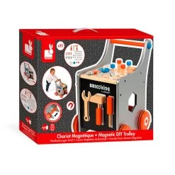 Janod Brico'kids - Magnetischer DIY-Trolley