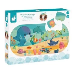 Janod Badespielzeug – Badepuzzle Mein Ozean