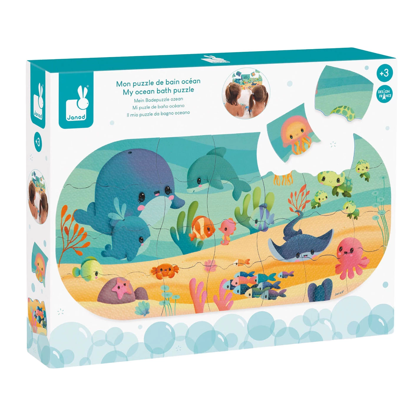 Janod Badespielzeug – Badepuzzle Mein Ozean 3 Janod Badespielzeug – Badepuzzle Mein Ozean