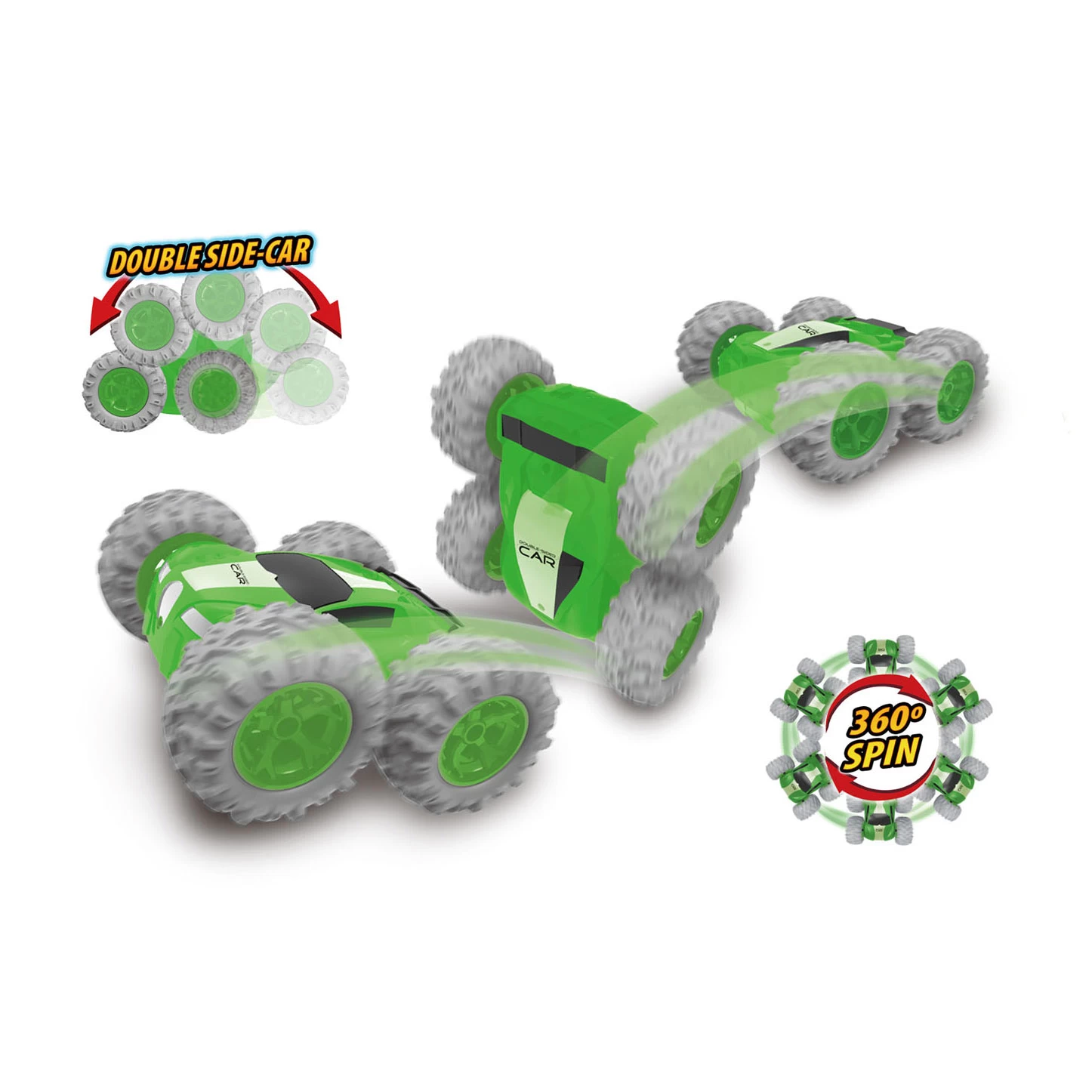 RC Flip 360 Stunt Racer Grün 4 RC Flip 360 Stunt Racer Grün – Bild 2