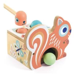 Djeco Holzhammerbank Eichhörnchen