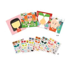 Djeco Aufkleber Schmücken Gesichter