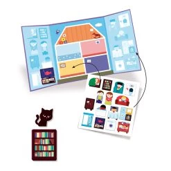 Djeco Wiederverwendbare Aufkleber-Haus 5 Djeco Wiederverwendbare Aufkleber-Haus -Spielzeugwelt Verkauf 3685235c