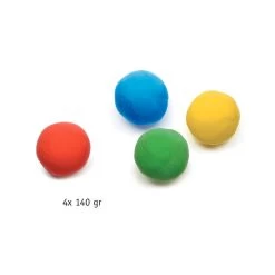 Djeco Kinderknete-Grundfarben, 4 Stk.