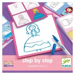 Djeco Schritt Für Schritt Zeichnung Josephine & Co -Spielzeugwelt Verkauf 3685346d