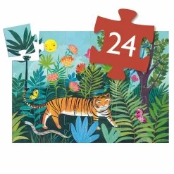 Djeco Puzzle Tiger, 24 Teile. -Spielzeugwelt Verkauf 3685382c
