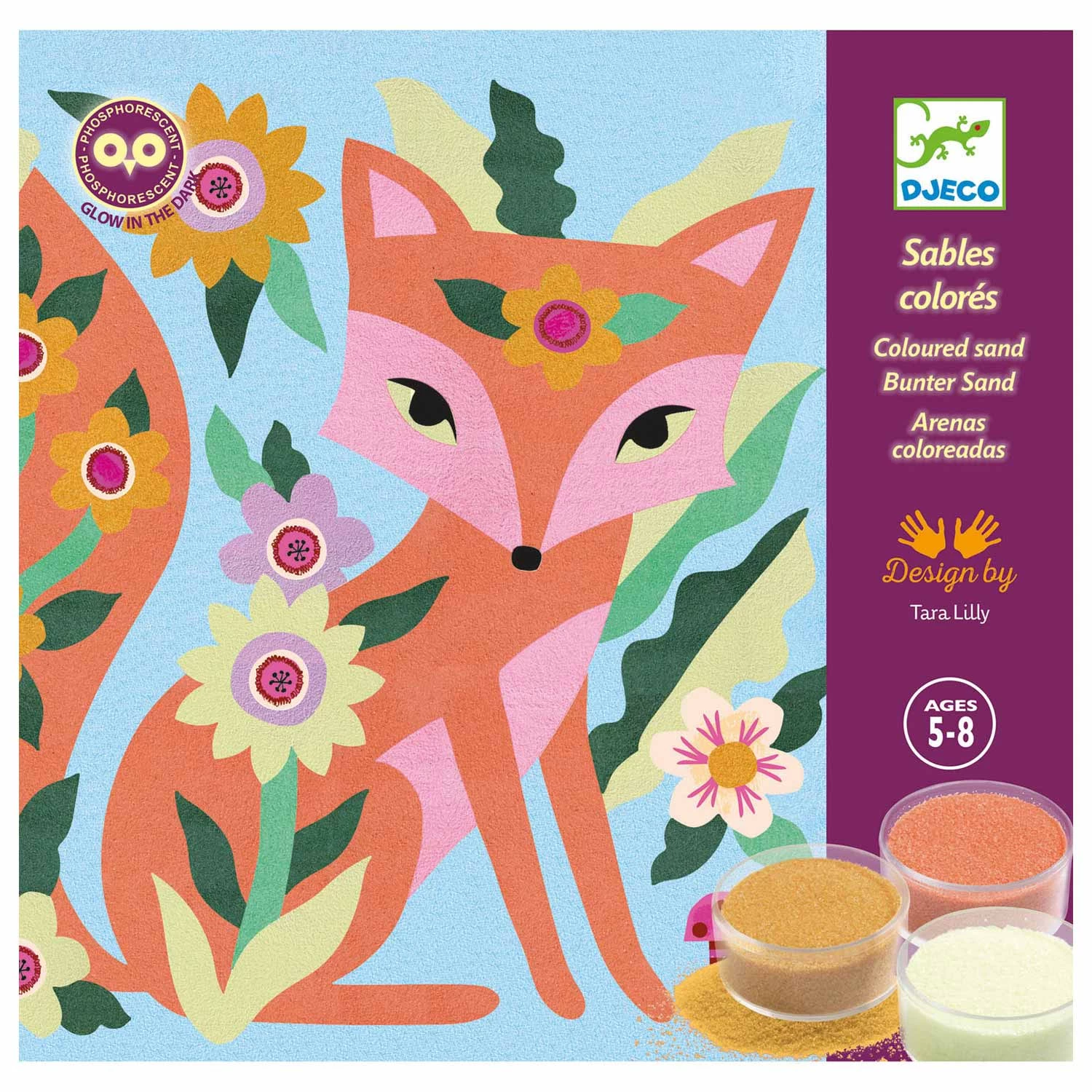 Djeco Sandfarben Gartenleuchten 3 Djeco Sandfarben Gartenleuchten