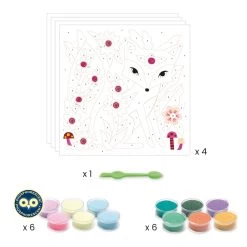 Djeco Sandfarben Gartenleuchten 12 Djeco Sandfarben Gartenleuchten -Spielzeugwelt Verkauf 3685493f