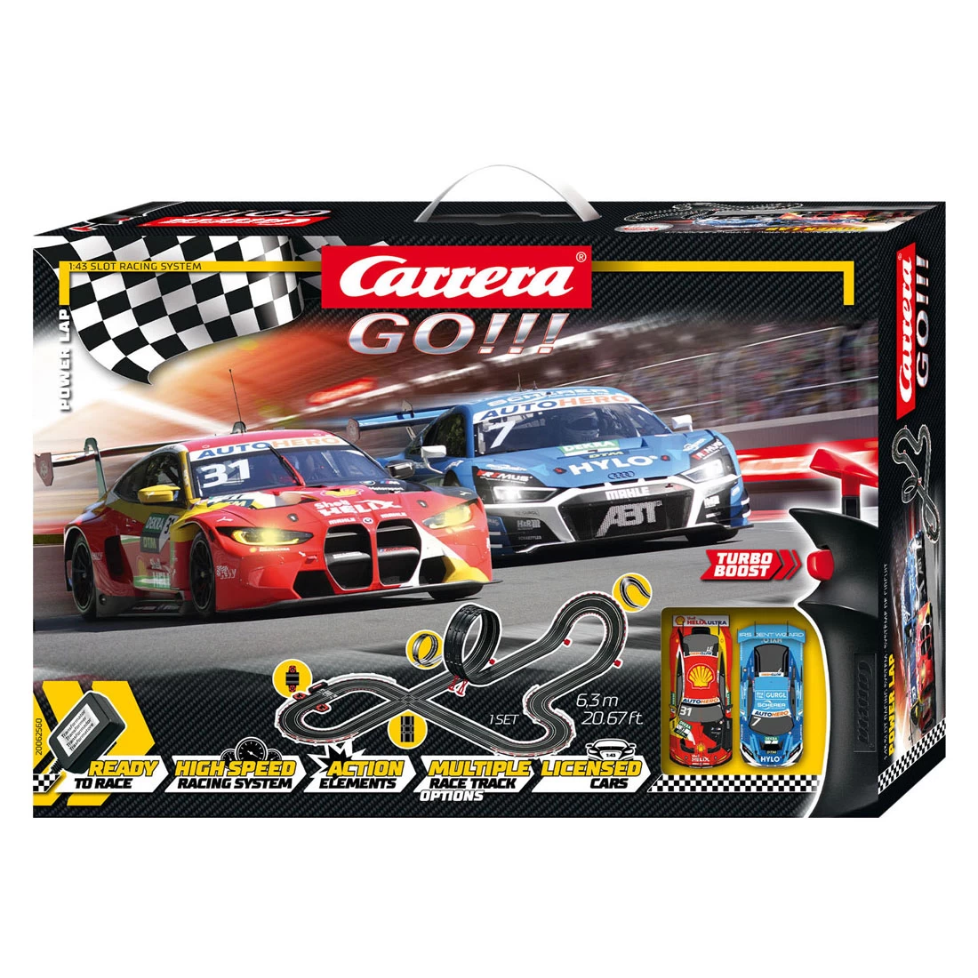 Carrera GO!!! Rennstrecke - DTM Power Lap 3 Carrera GO!!! Rennstrecke - DTM Power Lap