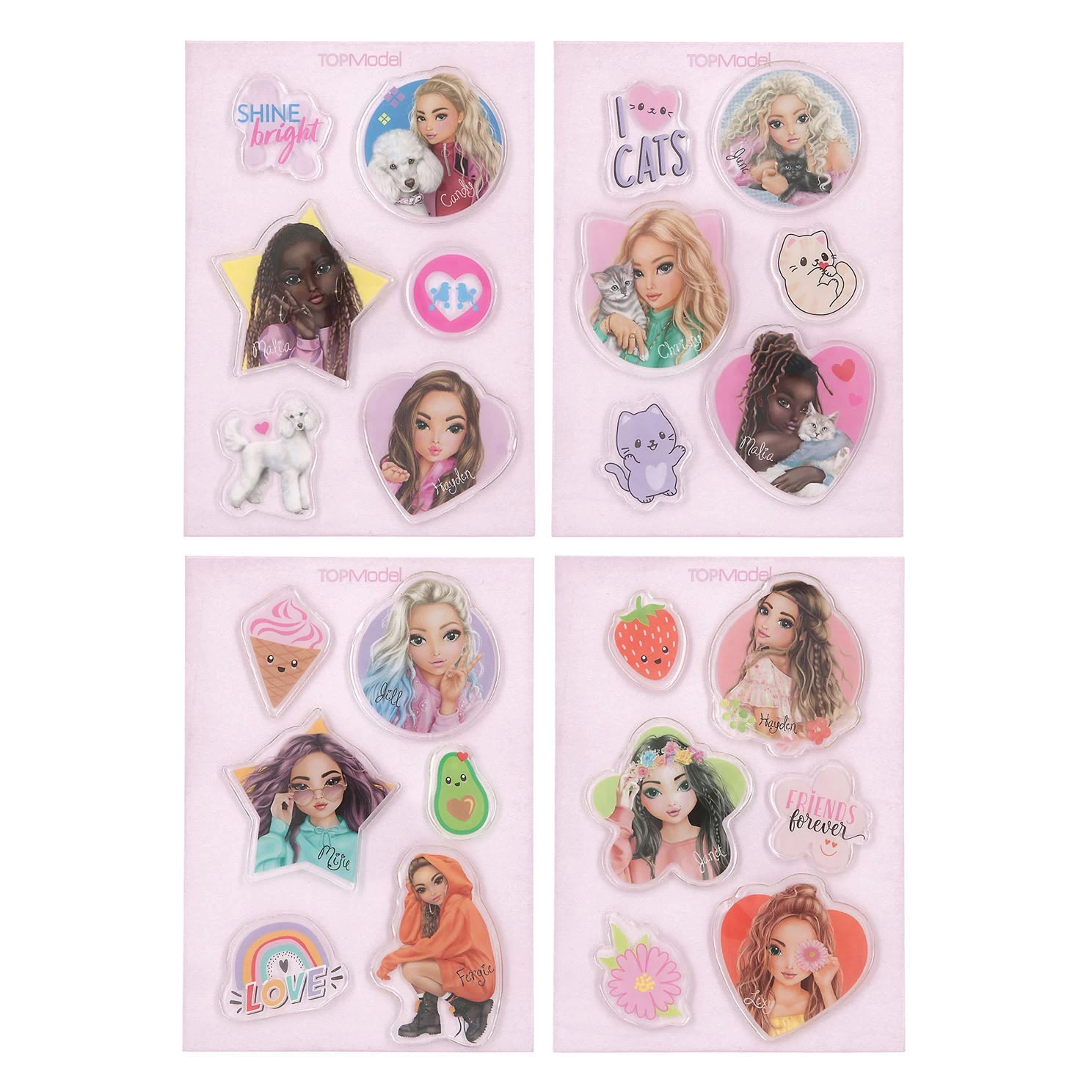 TOPModel Aufkleber Glibbies 4 TOPModel Aufkleber Glibbies – Bild 2
