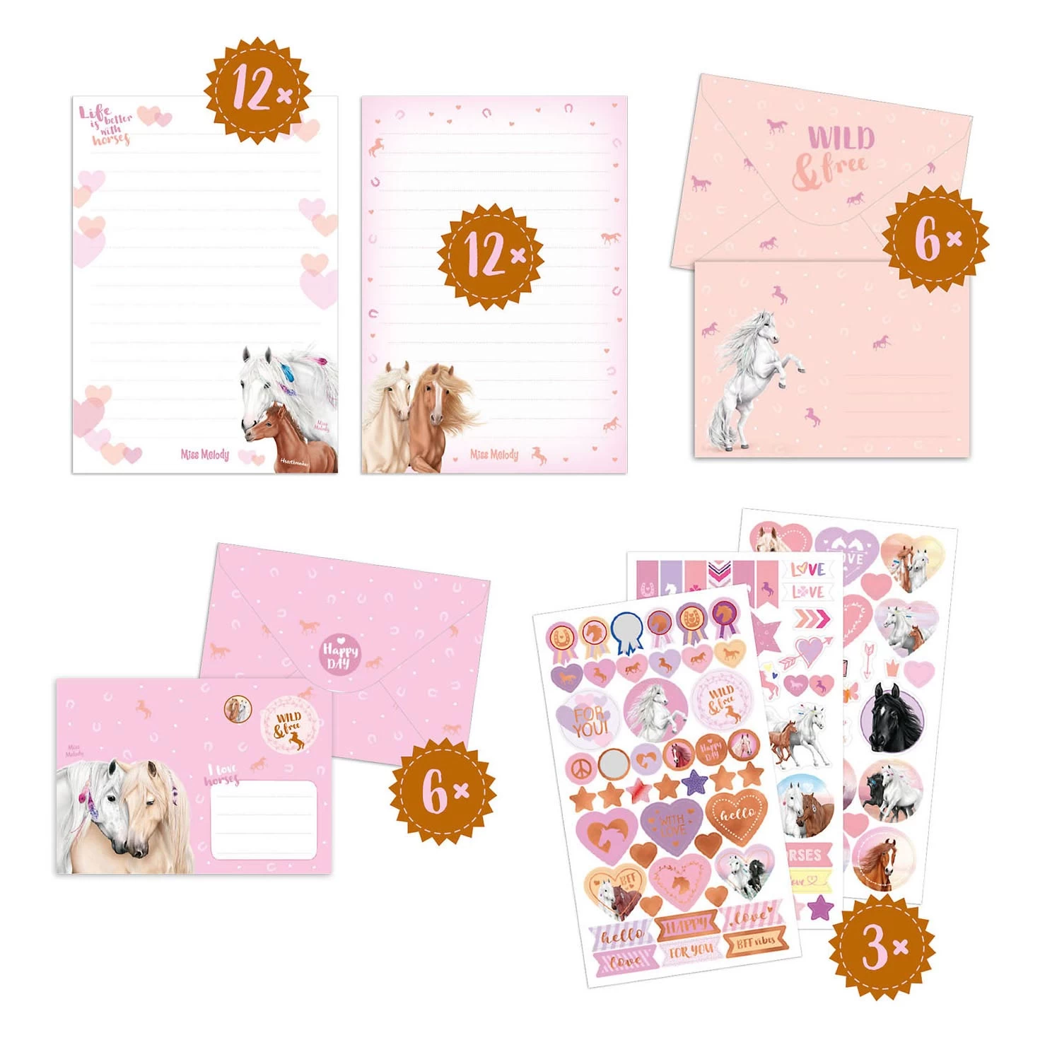 Miss Melody Briefpapier Sonnenuntergang 5 Miss Melody Briefpapier Sonnenuntergang – Bild 3