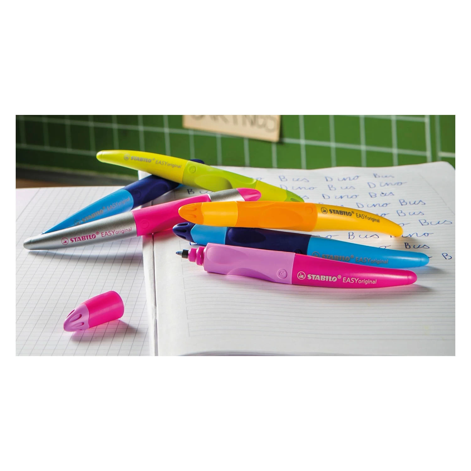 STABILO EASYoriginal – Ergonomischer Tintenroller – Linkshänder – Rosa 8 STABILO EASYoriginal – Ergonomischer Tintenroller – Linkshänder – Rosa – Bild 6