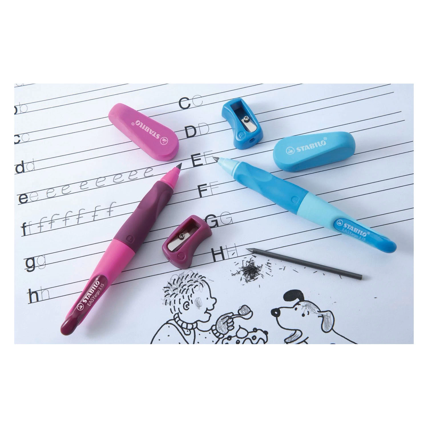 STABILO EASYergo 3.15 – Ergonomischer Druckbleistift – Linkshänder – Blau 9 STABILO EASYergo 3.15 – Ergonomischer Druckbleistift – Linkshänder – Blau – Bild 7