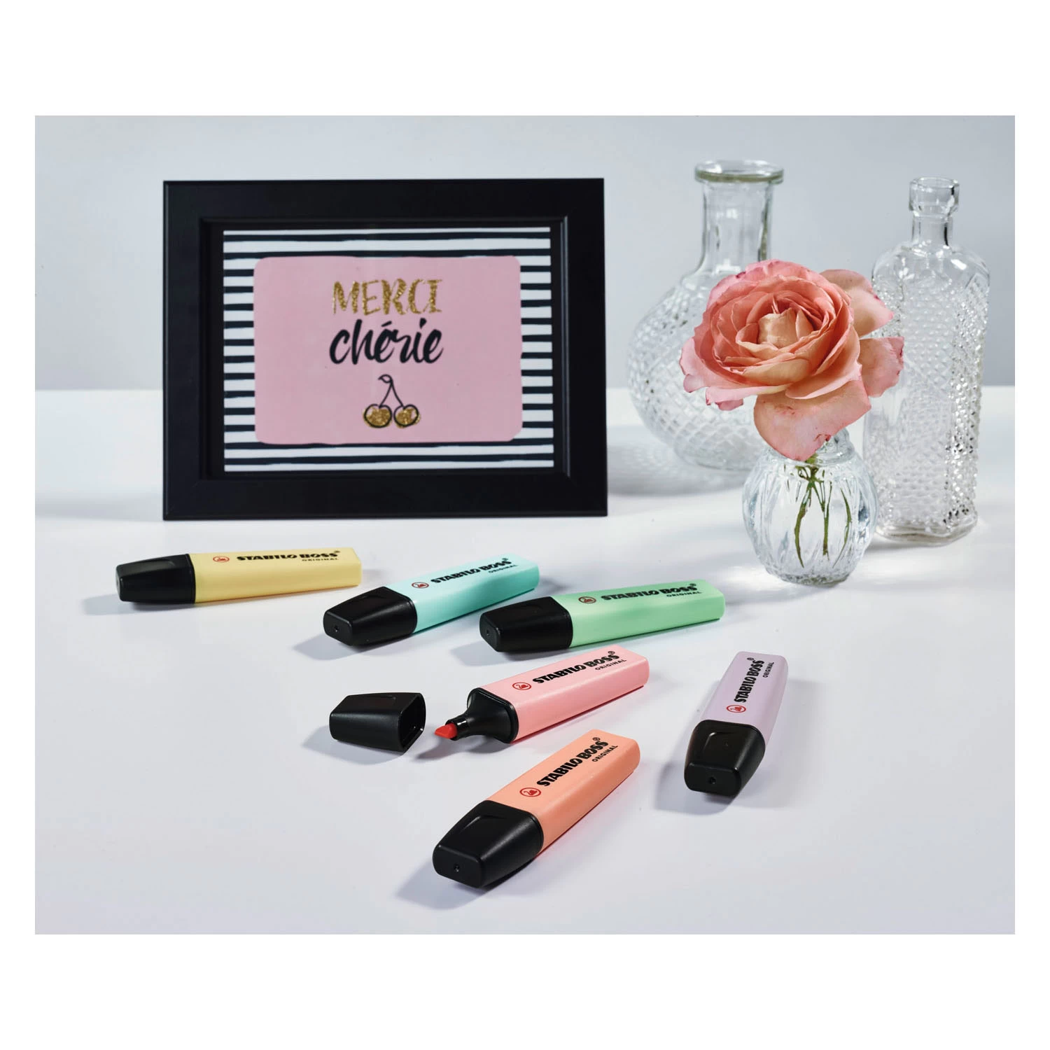 STABILO BOSS ORIGINAL Pastell – Textmarker – Set Mit 6 Stück 4 STABILO BOSS ORIGINAL Pastell – Textmarker – Set Mit 6 Stück – Bild 2