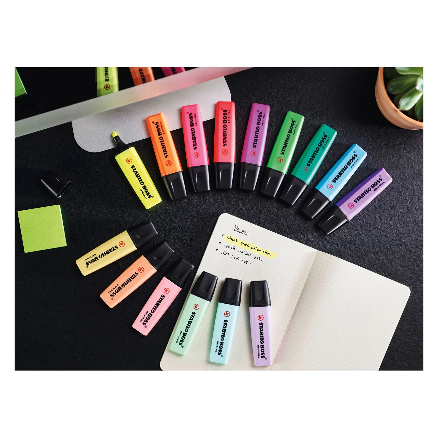 STABILO BOSS ORIGINAL – Textmarker – 15-teiliges Schreibtischset 9 STABILO BOSS ORIGINAL – Textmarker – 15-teiliges Schreibtischset – Bild 7