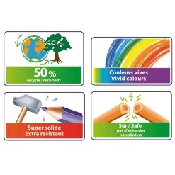BIC Kids ECOlutions Evolution Buntstifte, 60 Stk. -Spielzeugwelt Verkauf 4220045e