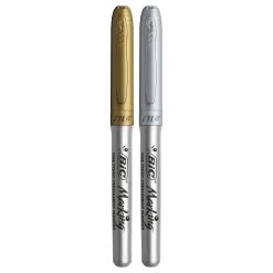 BIC Permanentmarker Gold Und Silber 8 BIC Permanentmarker Gold Und Silber -Spielzeugwelt Verkauf 4220087d