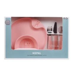 Mepal Mio Kindergeschirr - Deep Pink, 6 Stück.