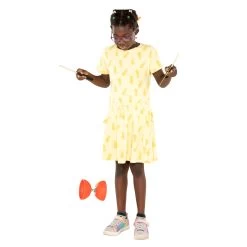 Eureka Gummi-Diabolo Mit Aluminiumstäben – Orange