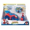 JAZWARES Marvel Spidey Amazing Friends Stealth Strike Vehicle 2in1
