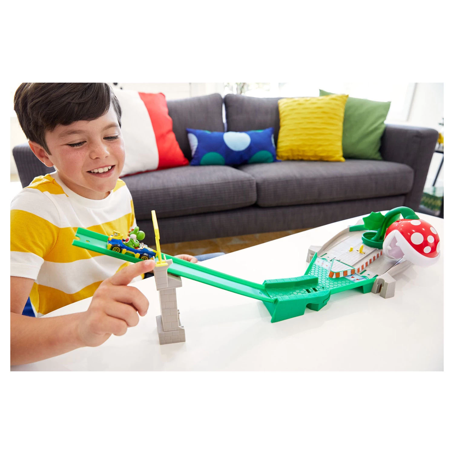 Hot Wheels Mario Kart Piranha Plant Rennstrecke 9 Hot Wheels Mario Kart Piranha Plant Rennstrecke – Bild 7