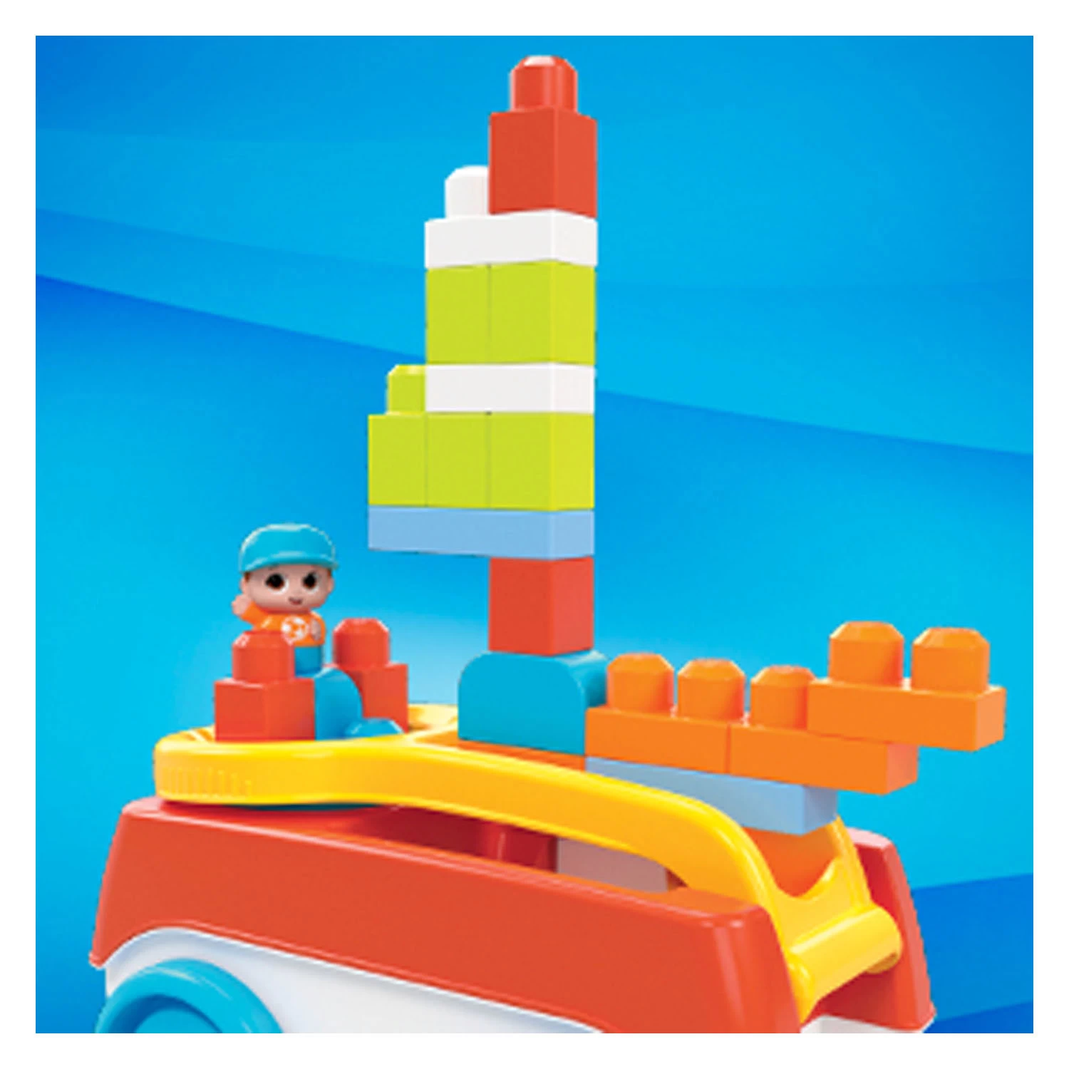 Mega Bloks – Blockdrehender Bollerwagen Mit Bausteinen 8 Mega Bloks – Blockdrehender Bollerwagen Mit Bausteinen – Bild 6