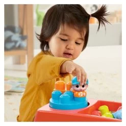 Mega Bloks – Blockdrehender Bollerwagen Mit Bausteinen 25 Mega Bloks – Blockdrehender Bollerwagen Mit Bausteinen -Spielzeugwelt Verkauf 4582555k