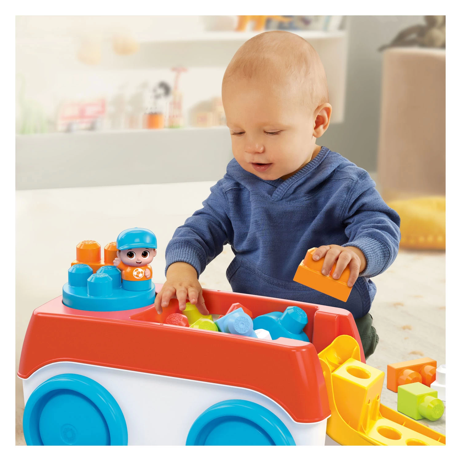 Mega Bloks – Blockdrehender Bollerwagen Mit Bausteinen 13 Mega Bloks – Blockdrehender Bollerwagen Mit Bausteinen – Bild 11