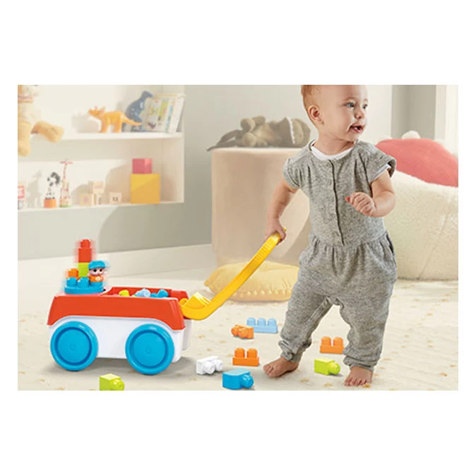 Mega Bloks – Blockdrehender Bollerwagen Mit Bausteinen 16 Mega Bloks – Blockdrehender Bollerwagen Mit Bausteinen – Bild 14