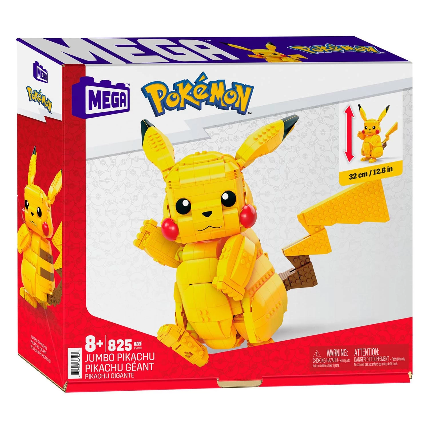 MATTEL Mega Construx Bauset Pokemon - Pikachu, 30cm 3 MATTEL Mega Construx Bauset Pokemon - Pikachu, 30cm