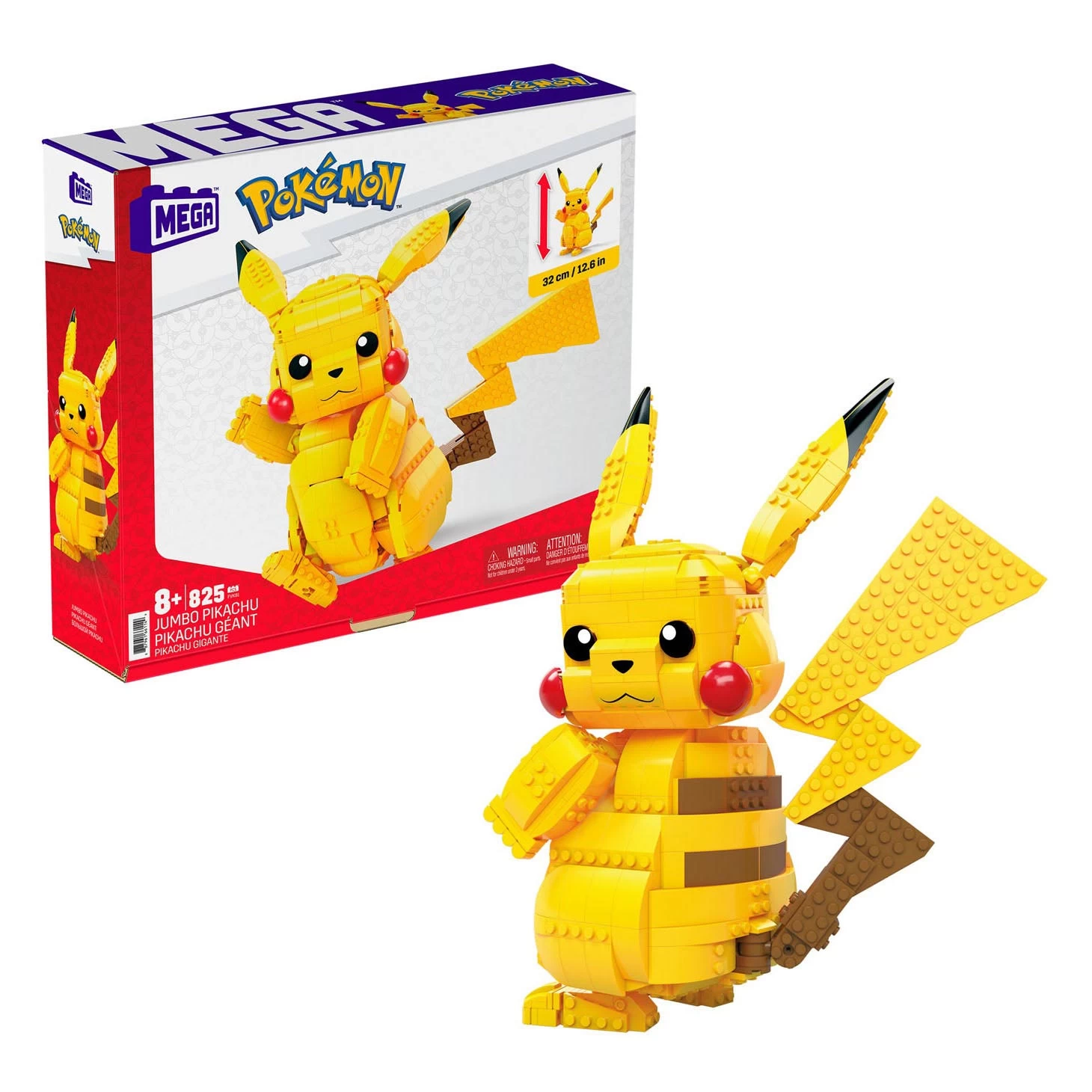 MATTEL Mega Construx Bauset Pokemon - Pikachu, 30cm 4 MATTEL Mega Construx Bauset Pokemon - Pikachu, 30cm – Bild 2
