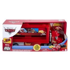 MATTEL Disney Pixar Cars Mack Miniracers Transporter Mit 1 Miniracer