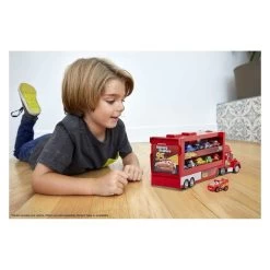 MATTEL Disney Pixar Cars Mack Miniracers Transporter Mit 1 Miniracer -Spielzeugwelt Verkauf 4582949g