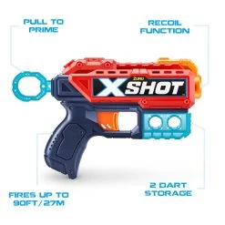 Zuru X-Shot Kickback Mit 8 Darts -Spielzeugwelt Verkauf 4640023e