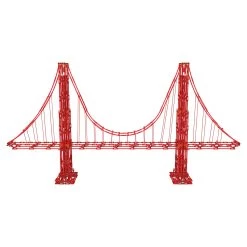 K'Nex Architektur-Baukasten – Golden Gate Bridge, 1536-tlg.