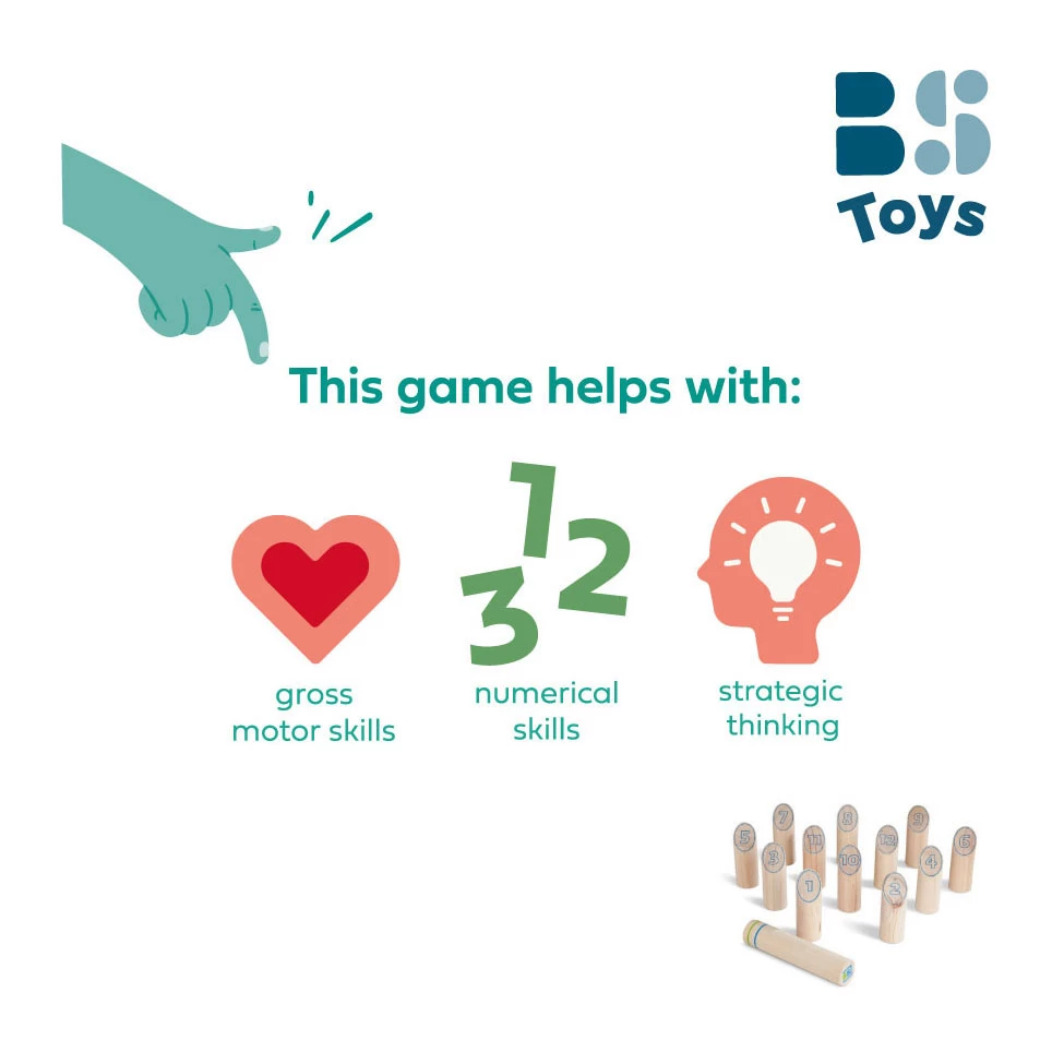 BS Toys Finnisches Wurfspiel Aus Holz 4 BS Toys Finnisches Wurfspiel Aus Holz – Bild 2