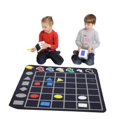 Spielmattenspiel „Formen Und Sortieren“.