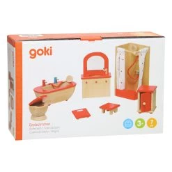 Goki Puppenhausmöbel Badezimmer