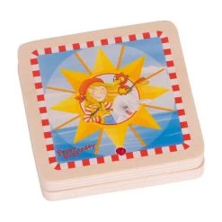 Goki Sonnenuhr Und Kompass Aus Holz Im Taschenformat