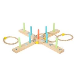 Small Foot - Aktives Ringwurfspiel Aus Holz -Spielzeugwelt Verkauf 5410222f