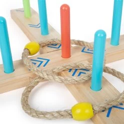 Small Foot - Aktives Ringwurfspiel Aus Holz -Spielzeugwelt Verkauf 5410222g