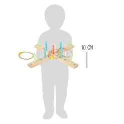Small Foot - Aktives Ringwurfspiel Aus Holz -Spielzeugwelt Verkauf 5410222i