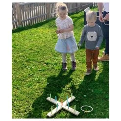 Small Foot - Aktives Ringwurfspiel Aus Holz -Spielzeugwelt Verkauf 5410222j