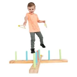 Small Foot - Aktives Ringwurfspiel Aus Holz -Spielzeugwelt Verkauf 5410222z